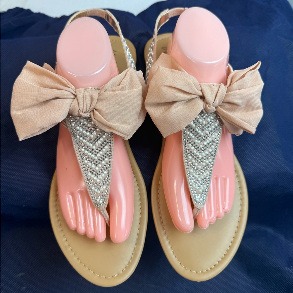 Elegant Bow Sandals